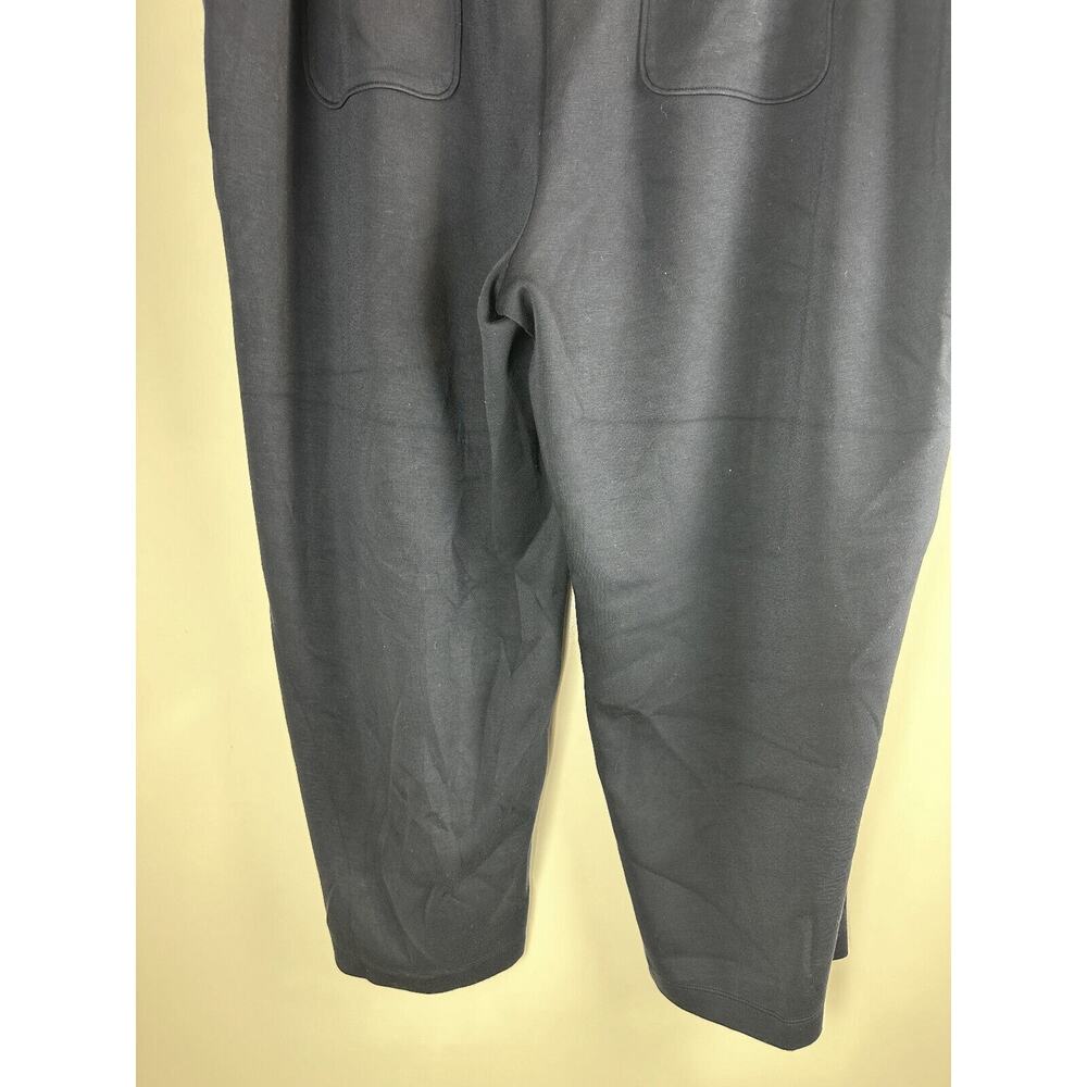 J. Jill Fit Sleek Double Knit Seamed Crop Pants Navy Blue Women's Plus Size 2X - Picture 10 of 13